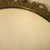 Gold metal mirror 44 x 31 cm