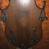 Oak wall coat rack 5 hook