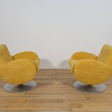 Mid-Century Swivel Armchairs, Denmark, 1960s, Set of 2