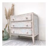 Patinated vintage chest of drawers