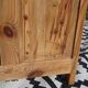 Restored antique pine desk, 9 drawers
