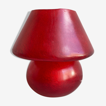 Lampe de table vintage aux champignons en fibre de verre