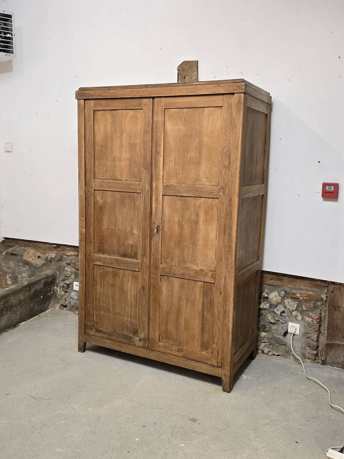 Armoire penderie en chêne 1930