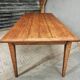 Antique dining table, rural oak table 90 x 200 cm