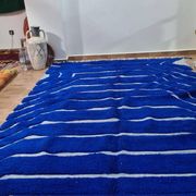 Majorelle blue Beni Ouarain rug