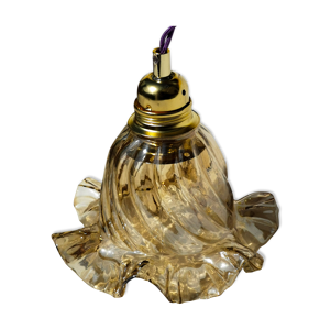suspension tulipe verre