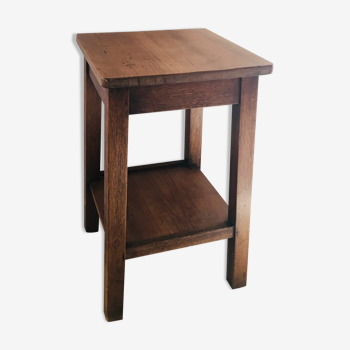 Old wooden bottom stool