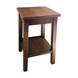 Old wooden bottom stool