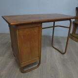 Tubular vintage school desk