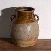 Ancient Chinese glazed stoneware vase – China, circa 1900