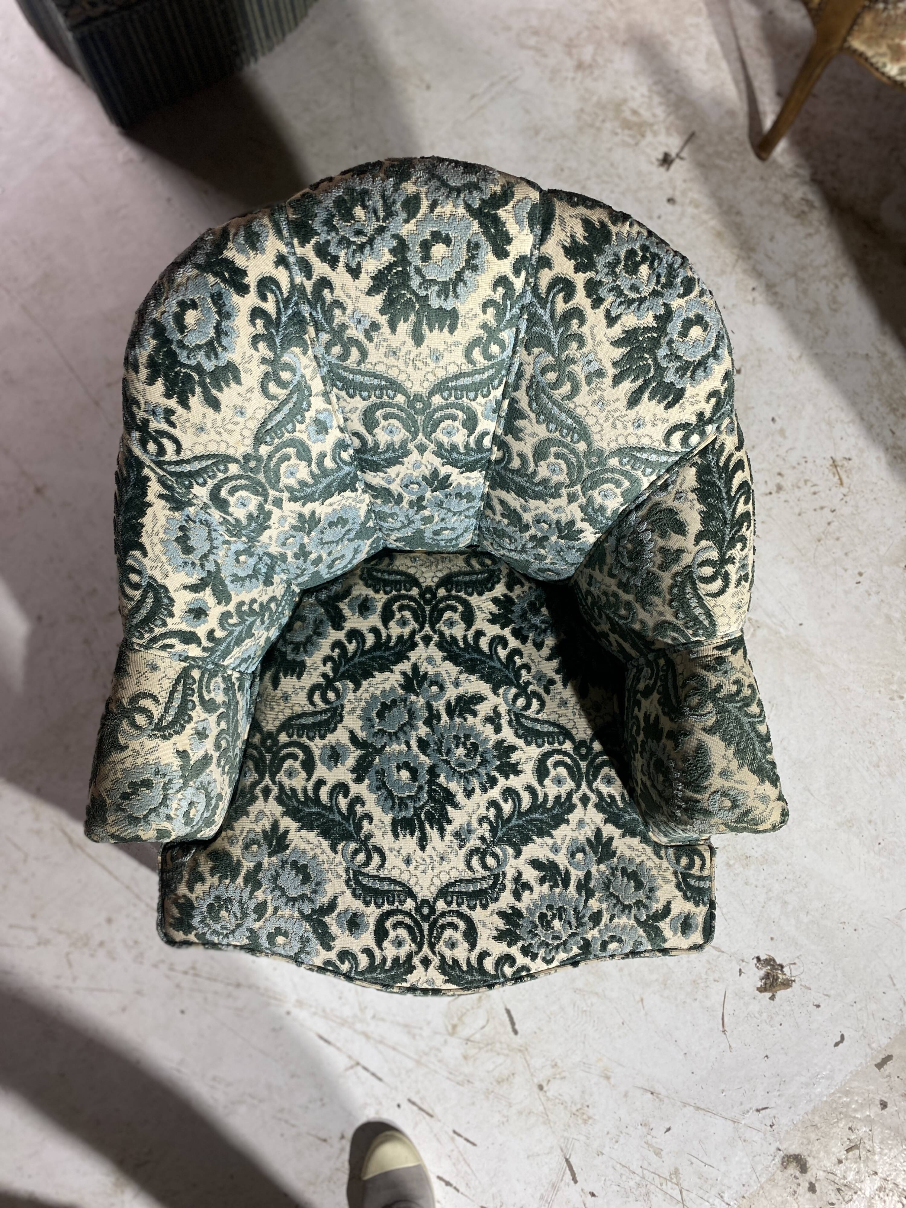 Pair of toad armchairs