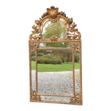 Regency style mirror in gilded wood, 19th century
