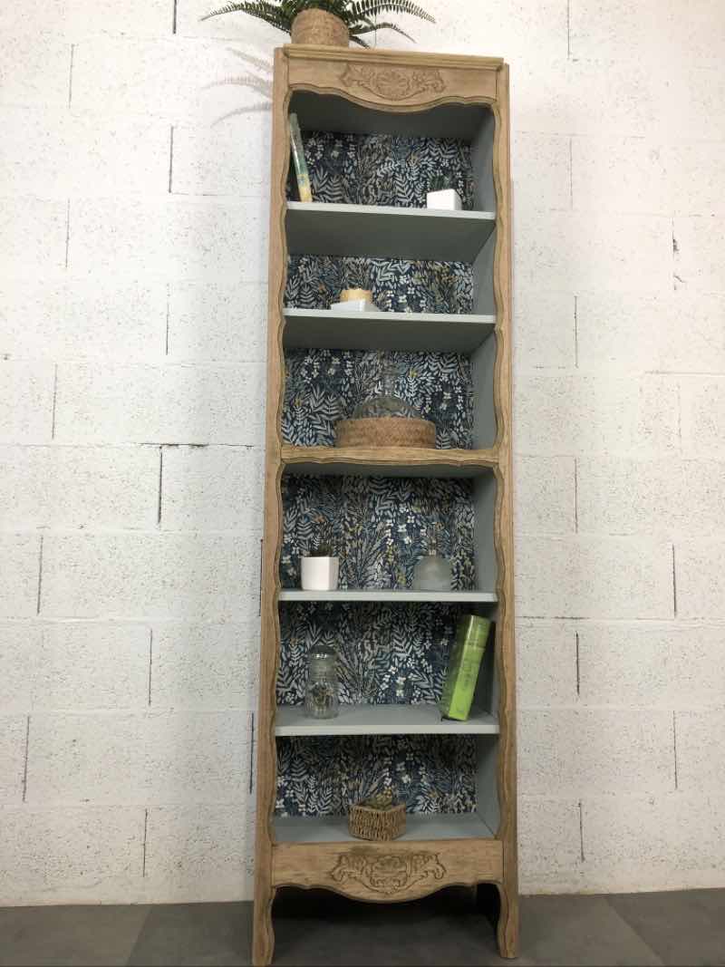 Old bookcase shelf