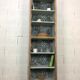 Old bookcase shelf