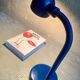 Lampe bureau format « boule » vintage 80