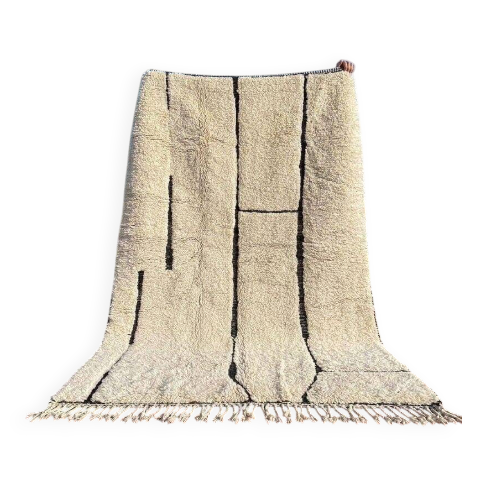 Handmade pure wool rug, size 150/250 cm.
