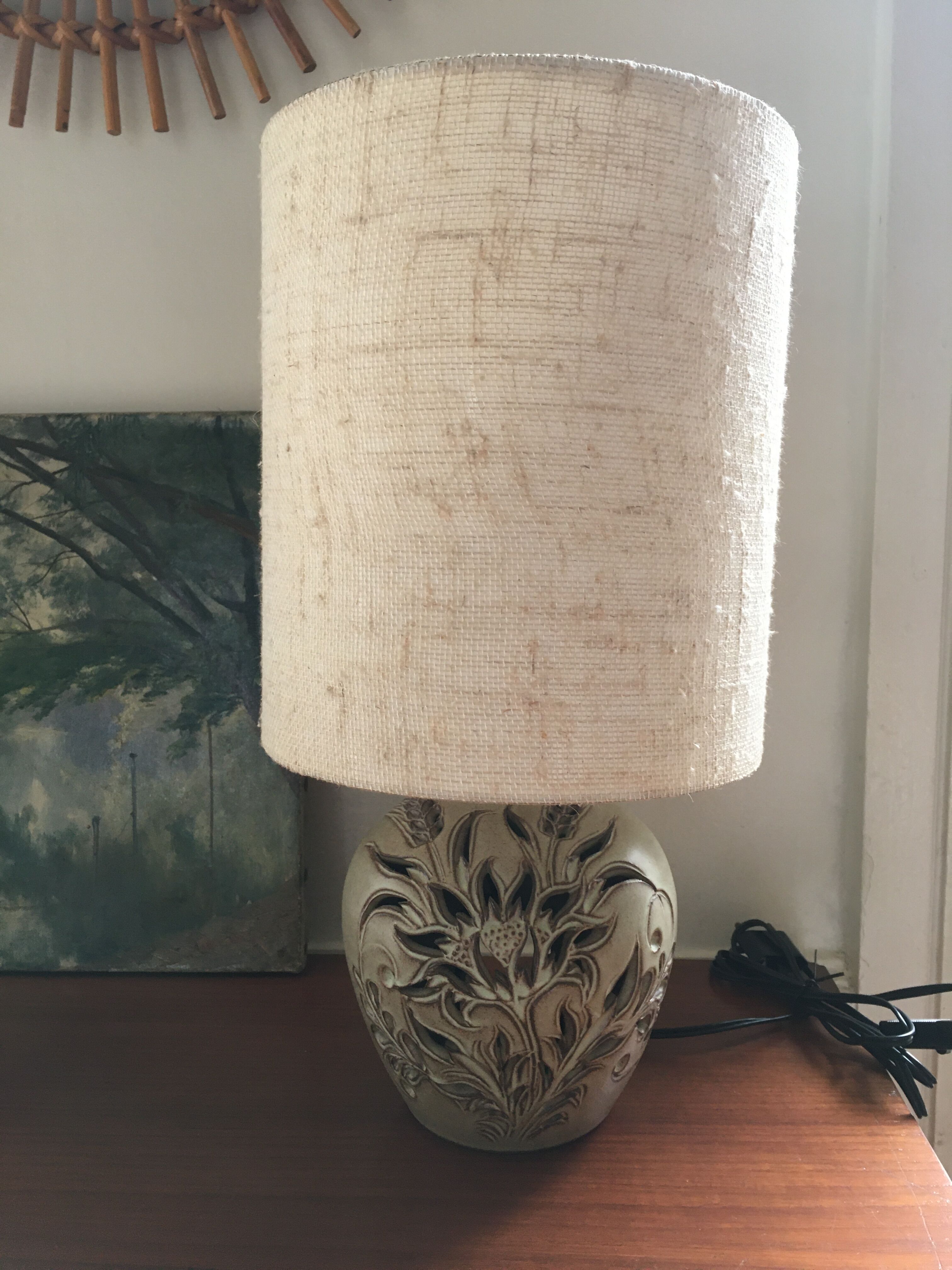Fonck lamp and Matéo Vallauris ceramic open