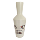 Vase vintage abstrait à motifs géométriques ouest-allemand 2038/25