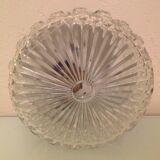 Round ceiling light glass, ground edge diamond