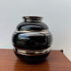 Round vase glassware Fains hyalite Art Deco