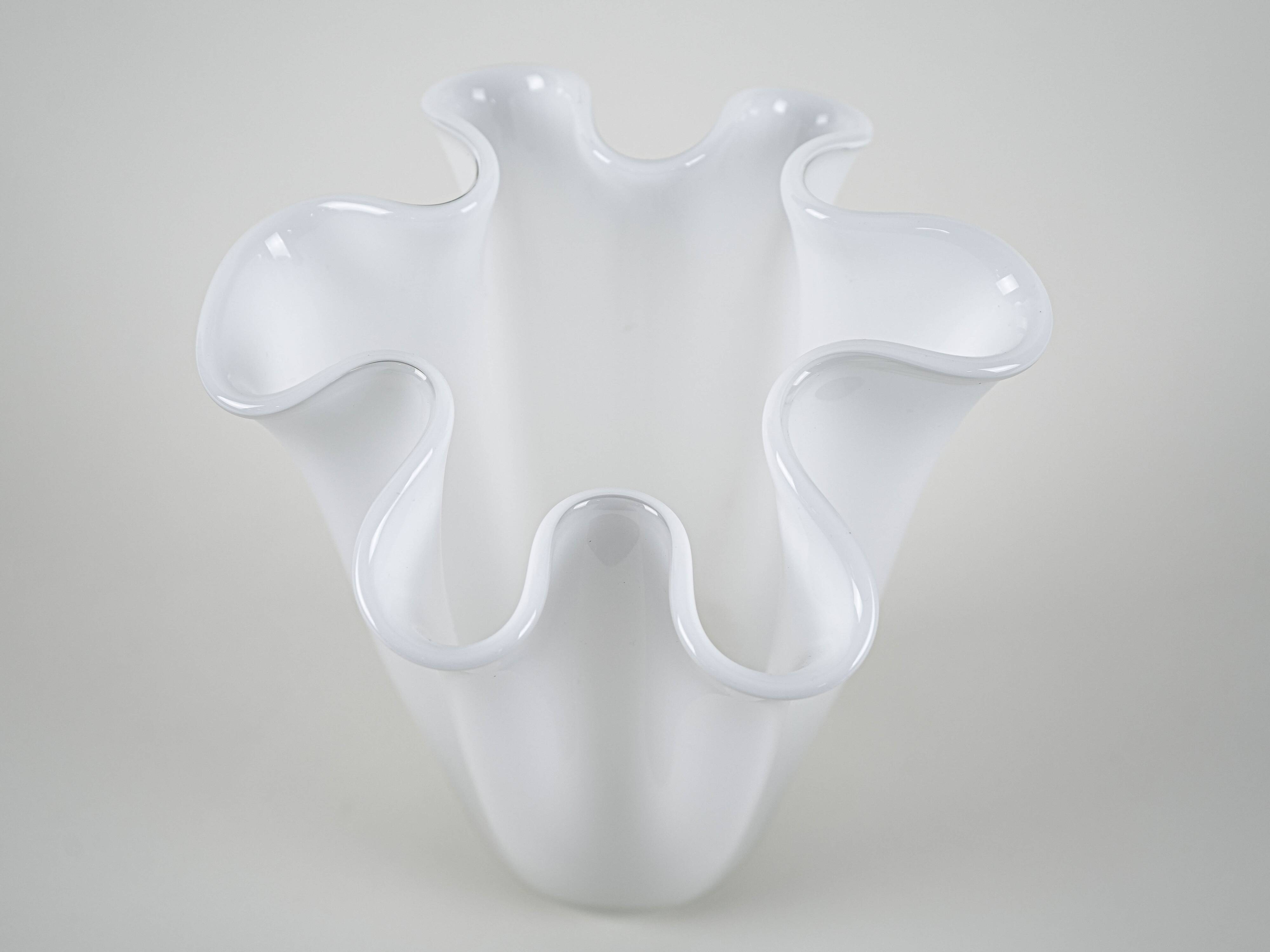 Glass vase, Danish design, 1970s, made in Denmark