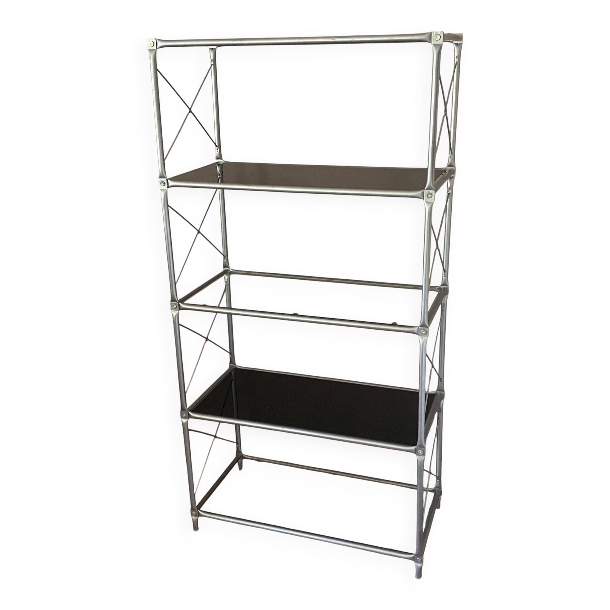 Modular shelf Ikea. Model Laxvik. 1990. Space age.