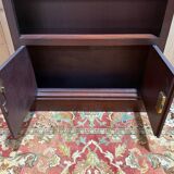 Low library - Bibus - Mahogany console with marble top