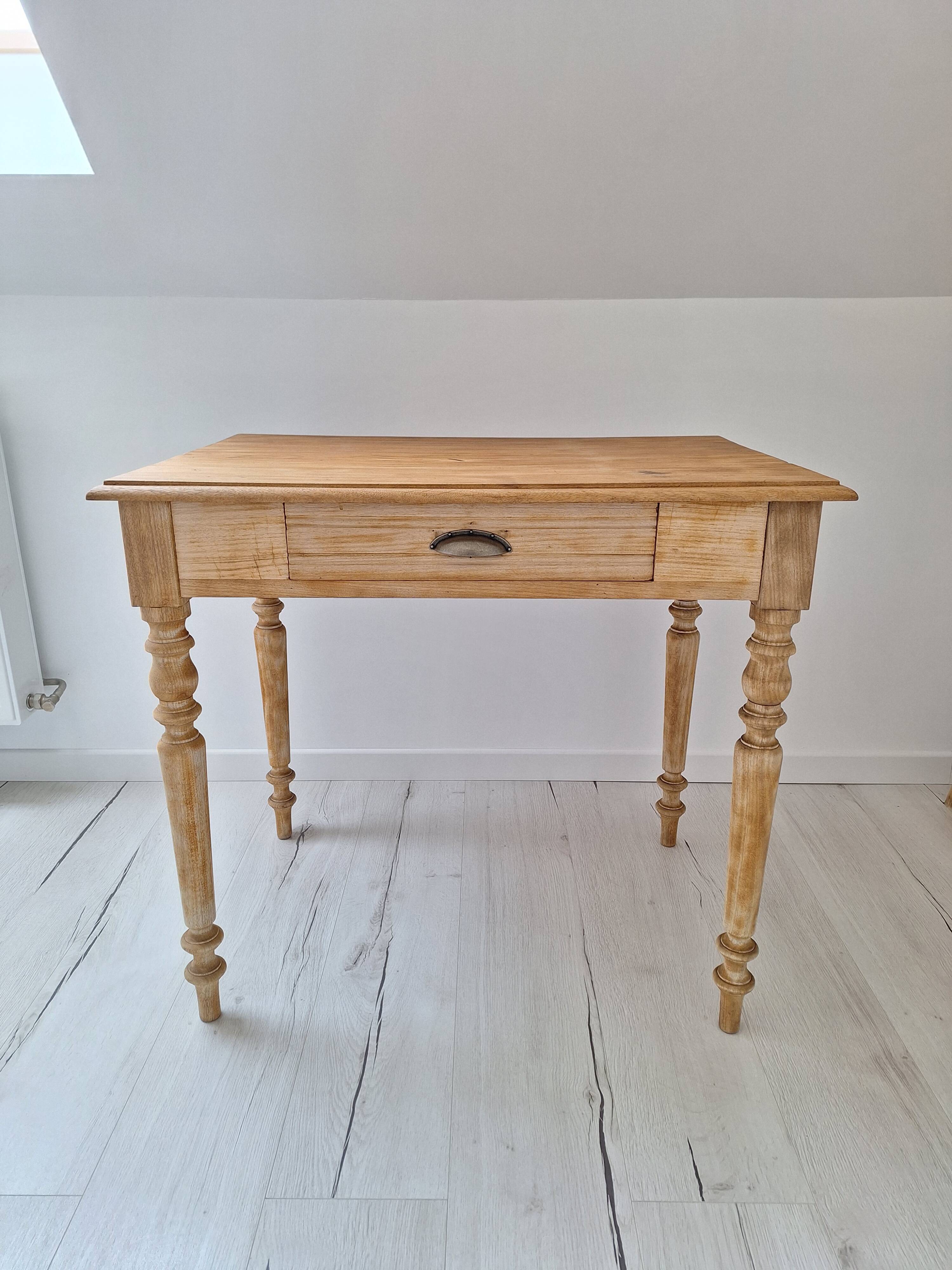 Bureau / Table d'appoint de ferme style campagne en bois massif