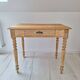 Farmhouse style side table in solid wood