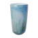 Contemporary cylindrical vase in signed glass paste