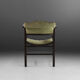 Art deco armchair in black and green ca.1930