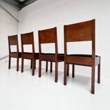 The Hague School set of 4 dining chairs by Muntendam for LOV, 1920’s