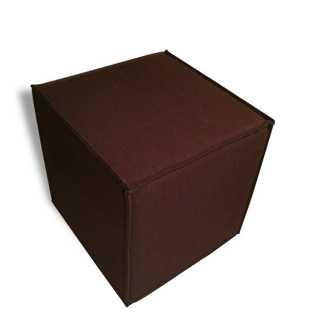 Wool felt pouf
