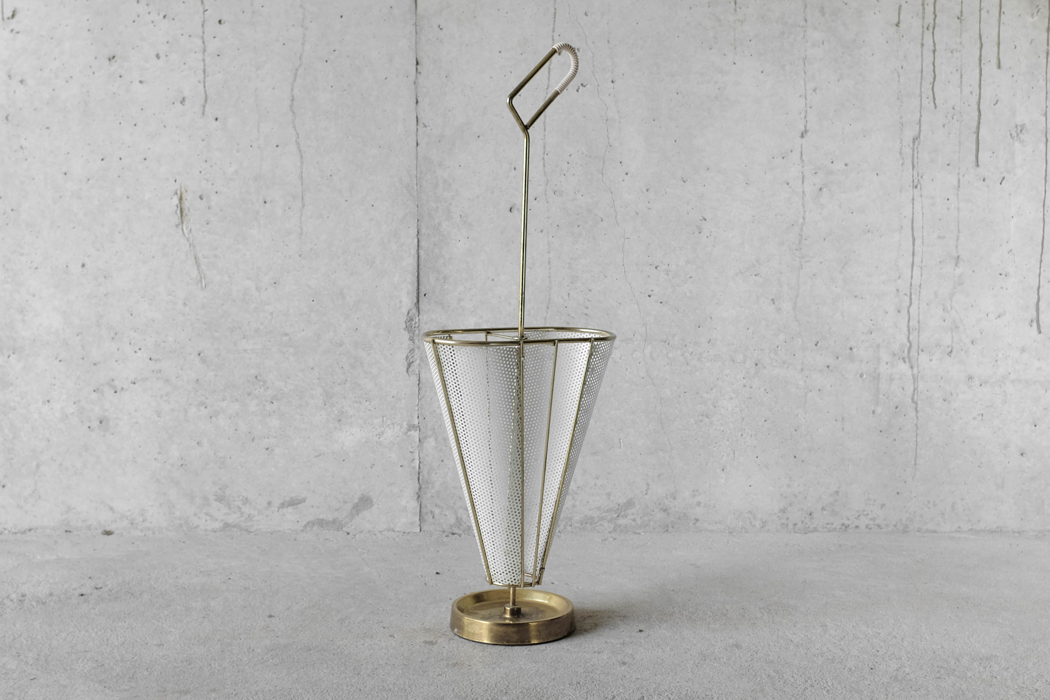 Umbrella door brass and rigitulle-years 50