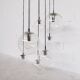 Chromium waterfall chandelier chromed by Raak holland 70