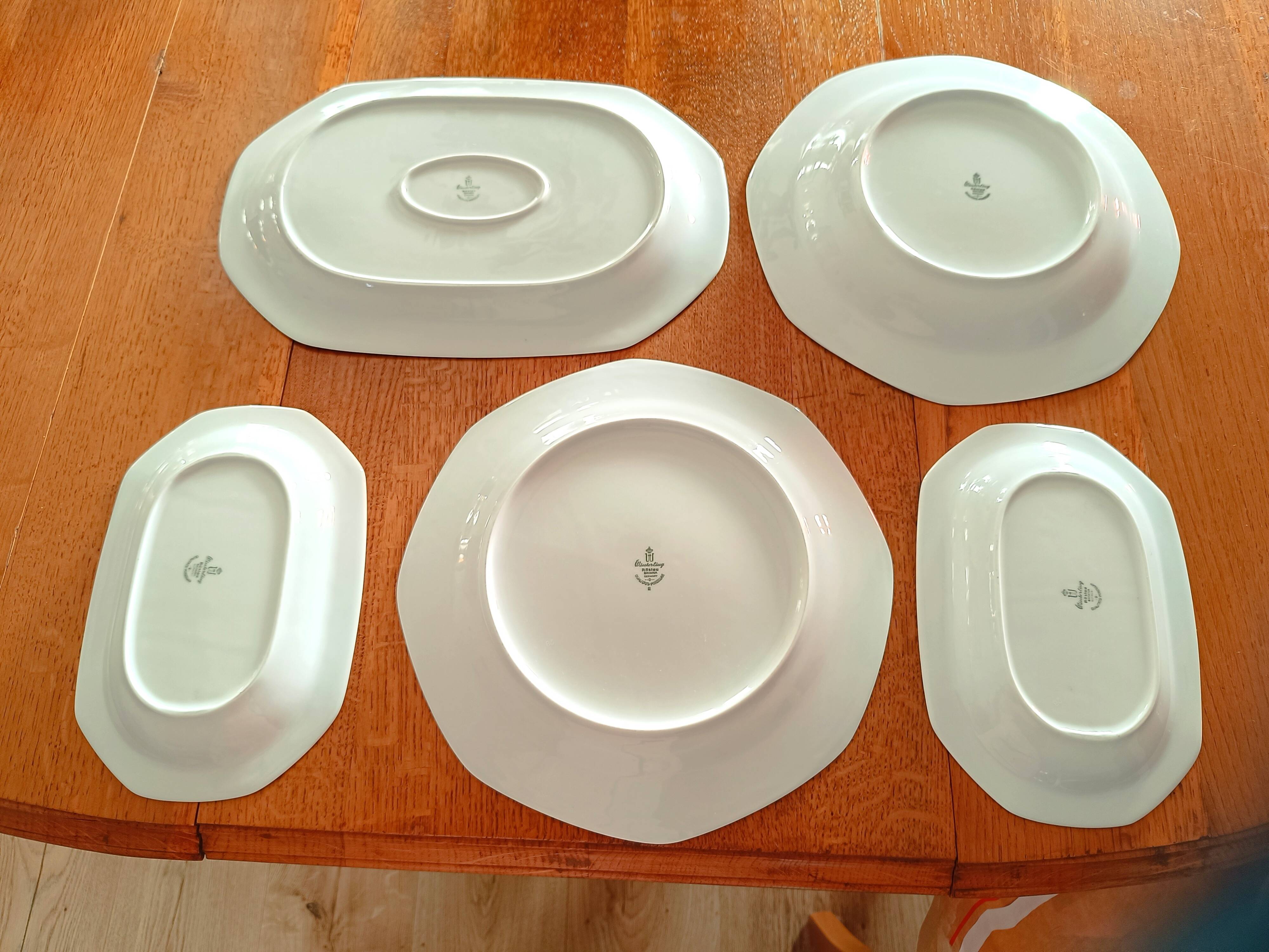 5 dishes Winterling Bavaria model Röslau
