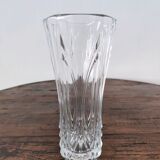 Vase en verre soufflé bord polygonal
