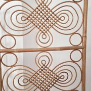 Room divider / screen in rattan, modern Scandinavian style, Swedish, mid-1900s.