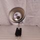 German minimalist chrome wall lamp Hustadt Leuchten, 1960s