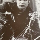 Vintage Marlon Brando in "The Wild One" POSTER, Delta Production M30