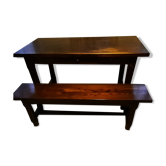 Table de ferme  avec banc