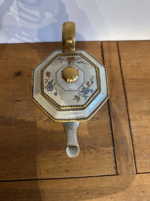 Service complet porcelaine Limoges Théodore Haviland - oiseaux & dorure