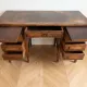 Vintage solid oak desk Retro Wood