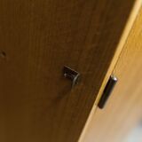 Armoire scandinave 3 portes en teck blond