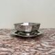 Patented stainless steel octagonal bowl