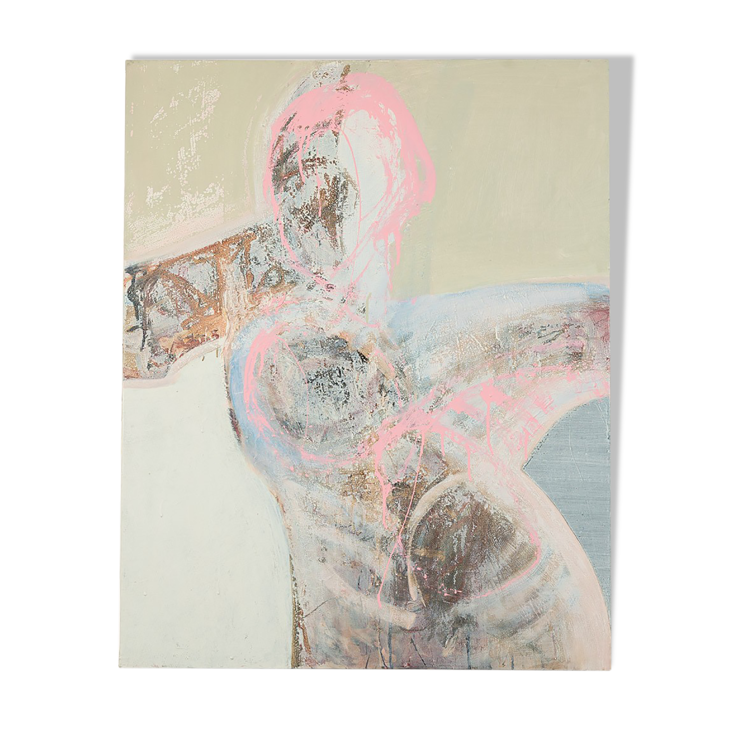 Human Being, oil/acrylic on canvas, 80 x 100 cm