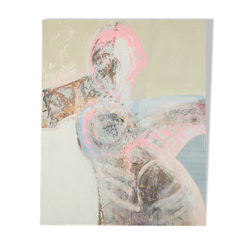 Human Being, oil/acrylic on canvas, 80 x 100 cm