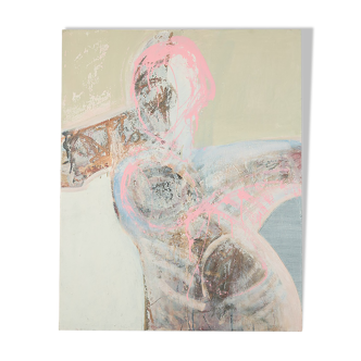 Human Being, huile/acrylique sur toile, 80 x 100 cm