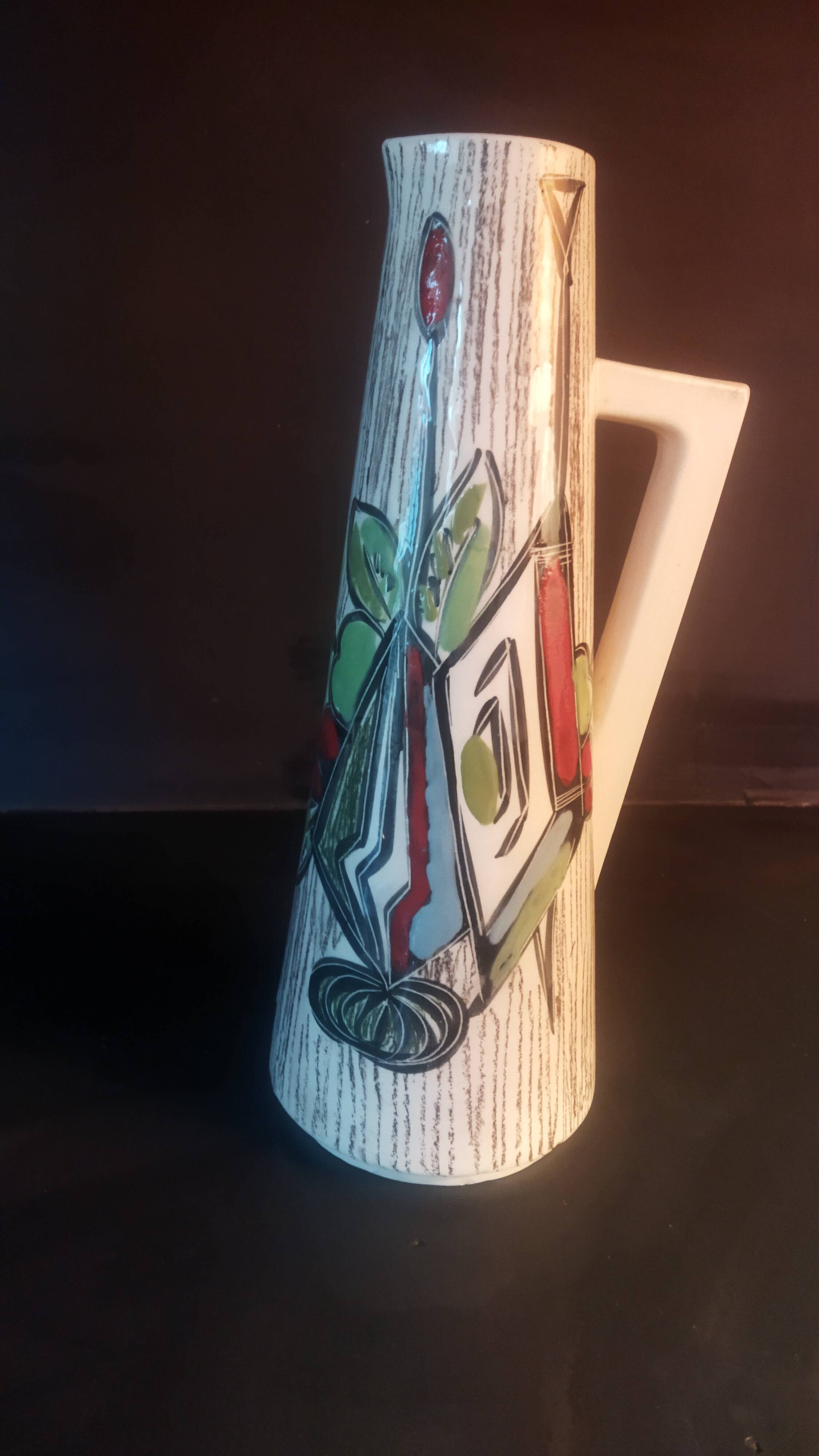 Ceramic jug from the 1950s