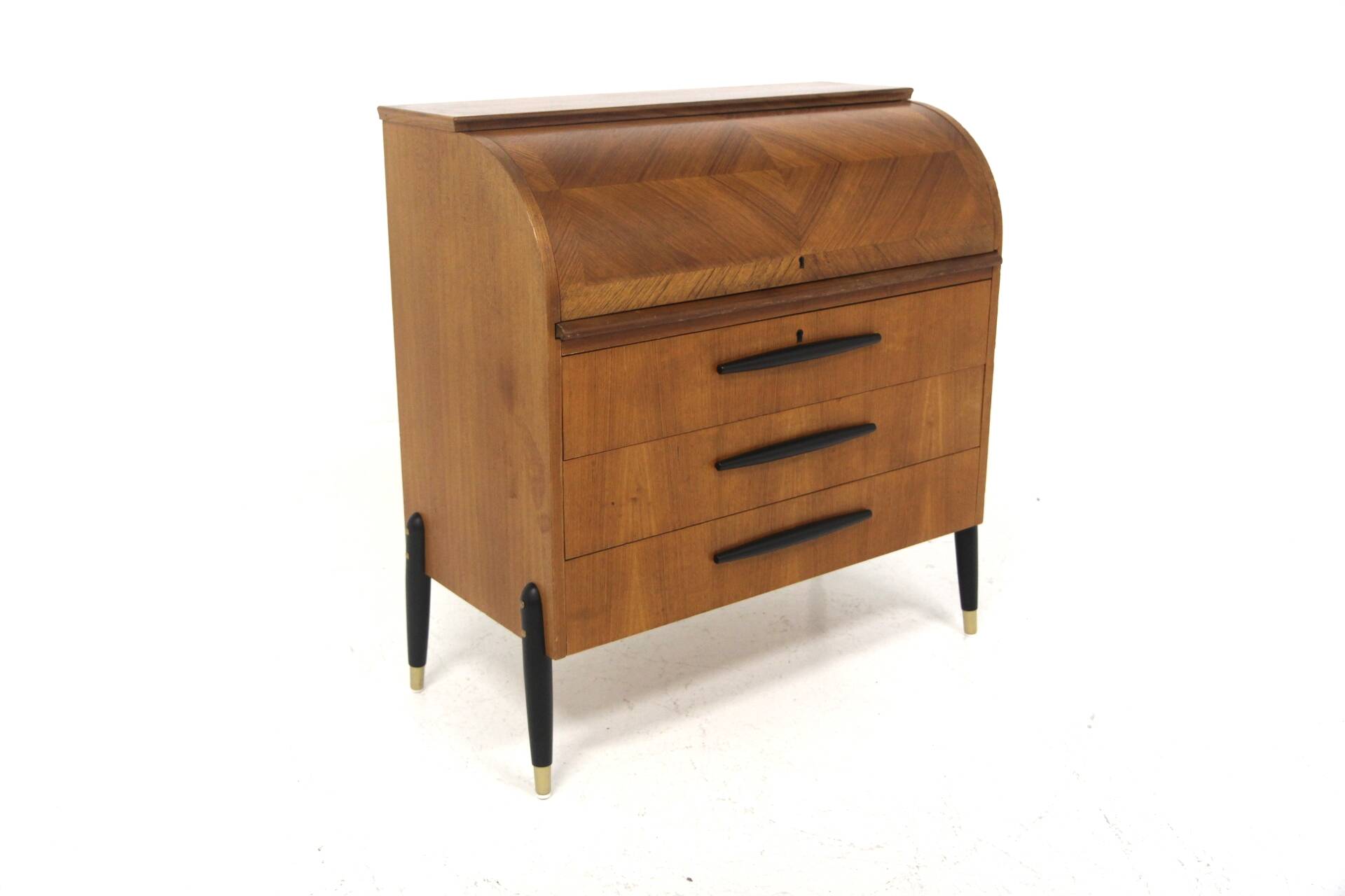 Secrétaire scandinave en teck, Bröderna Gustafssons, Suède, 1950